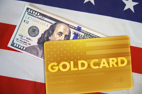 United States Gold Card concept